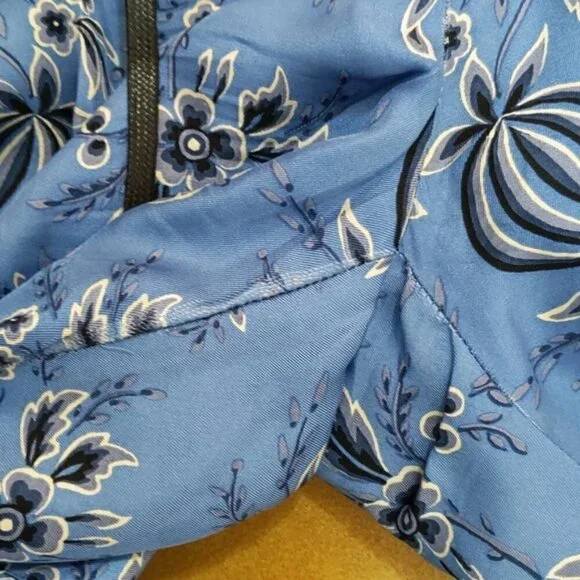 3.1 Phillip Lim Silk Floral High Rise Wide Leg Pants